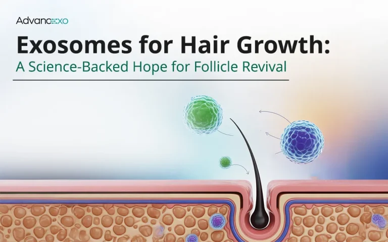 Read more about the article Exosomes for Hair Growth: A Science-Backed Hope for Follicle Revival